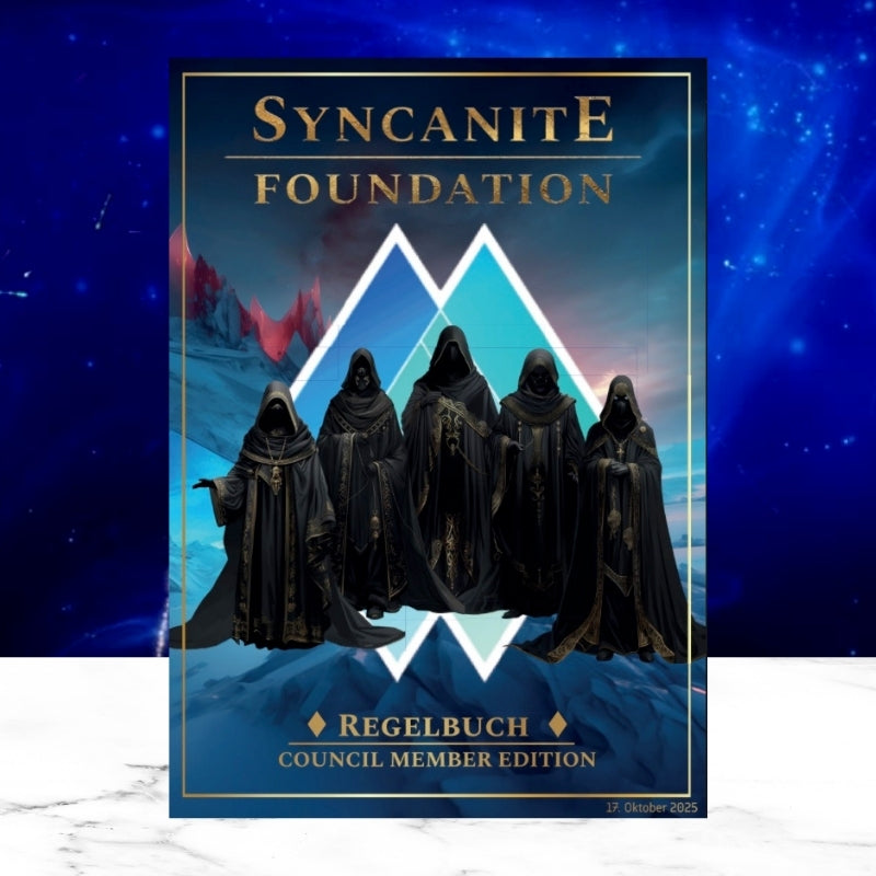 SYNCANITE FOUNDATION – New Community Rulebook (Printed!)