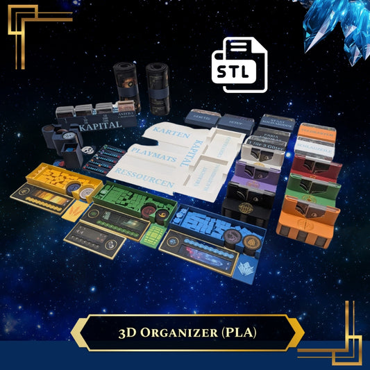 SYNCANITE FOUNDATION: Organizer „Farbige Edition“ STL-Dateien