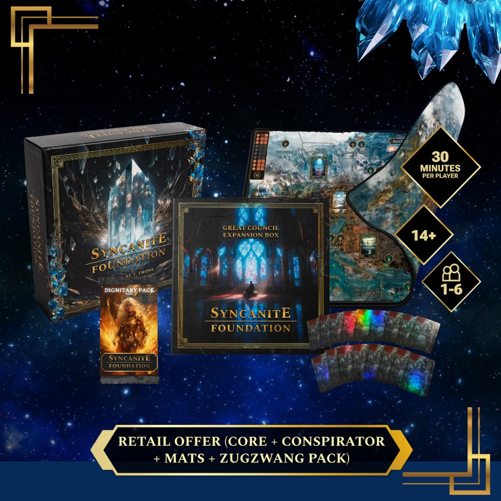 SYNCANITE FOUNDATION: 4x HOLIDAY SPECIAL + 4x CONSPIRATOR BUNDLE + 4x CORE GAME (42,65% discount retail offer)